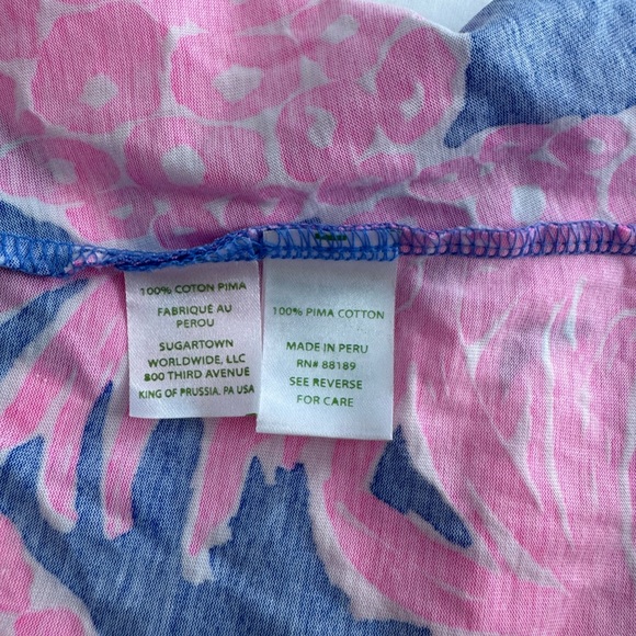Lilly Pulitzer Kristen Swing Dress SZ S Blue Haven Little Flamenco - Picture 10 of 13